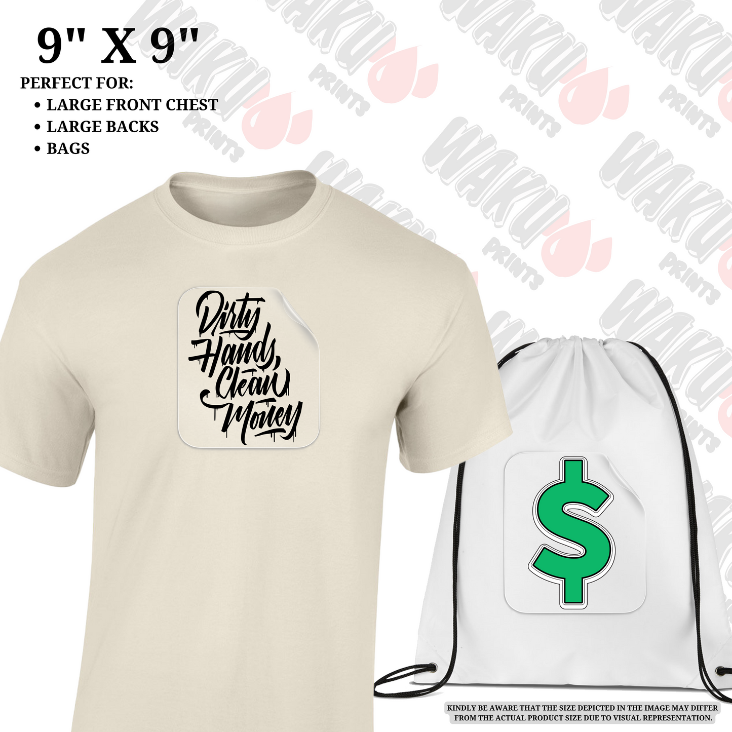 DTF Transfer By Size