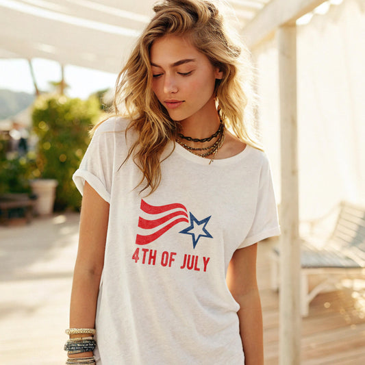 4th of July Independence Star - DTF Transfer