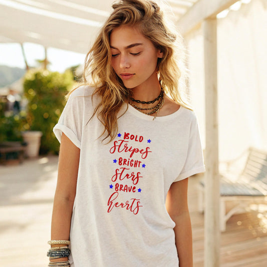 Bold Bright Brave - DTF Transfer