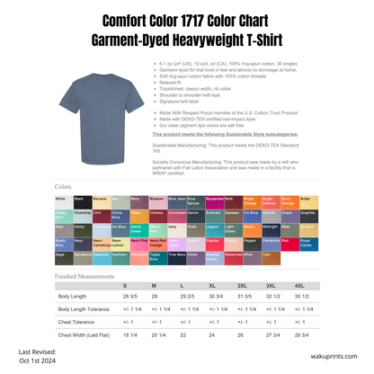 Comfort Color - Garment-Dyed Heavyweight T-Shirt 1717