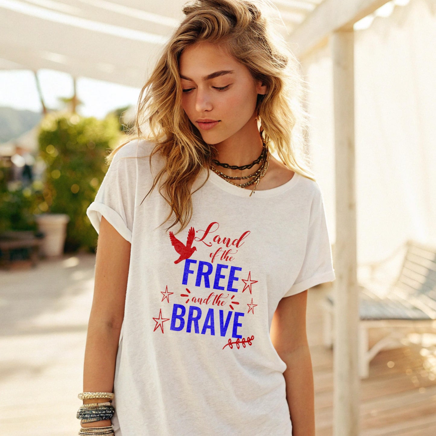 Land Of The Free and The Brave - DTF Transfer
