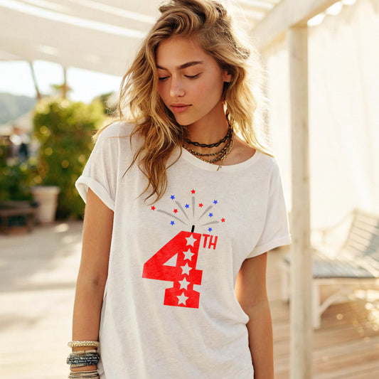 July 4th Star - DTF Transfer