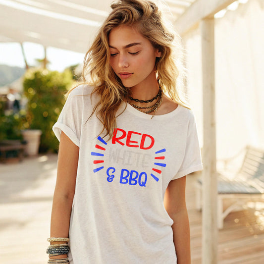 Red, White and BBQ - DTF Transfer