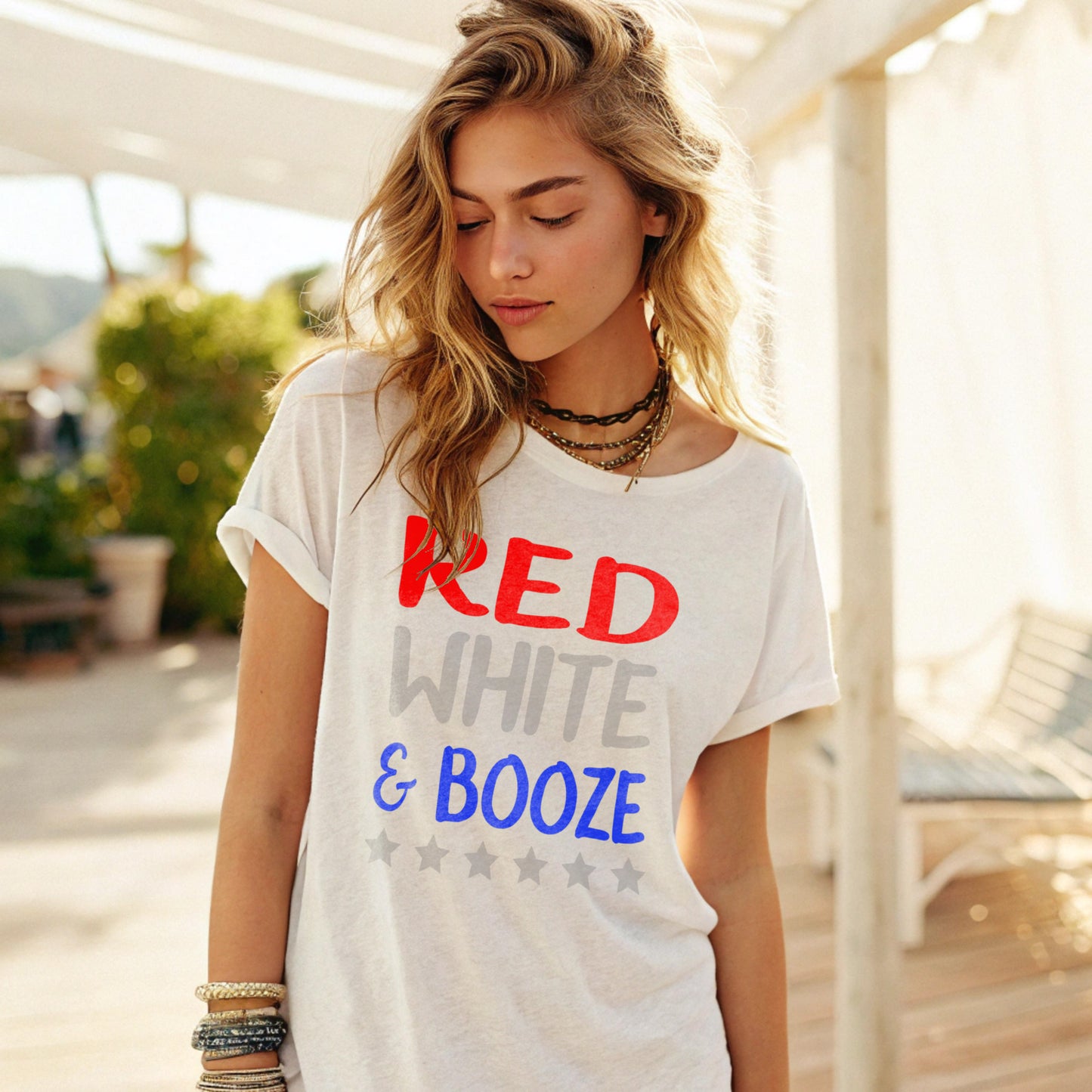 Red, White and Booze - DTF Transfer