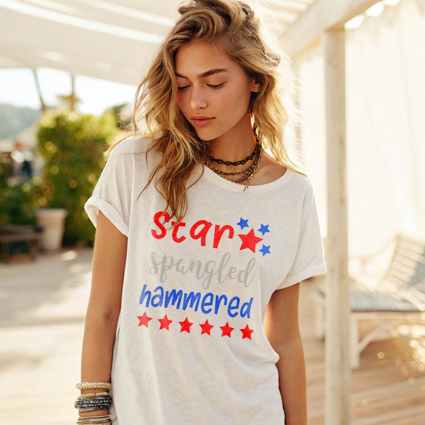 Star Spangled Hammered - DTF Transfer